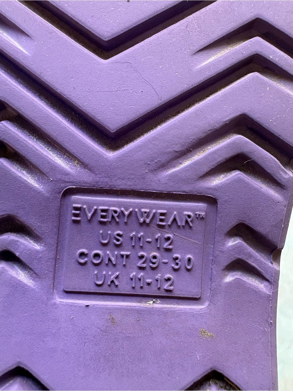 totes Kids Purple Rain Boots with Pink Pull Tabs - Picture 6 of 6